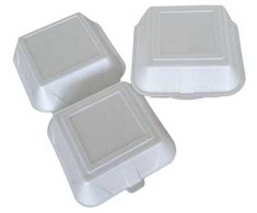 Multi Didelė mėsainių dėžutė 155×155×80 mm XPS balta IP6, 125 vnt./pak.