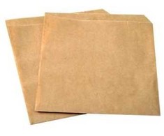 Multi Didelis mėsainių maišelis 150x160 mm 40 g Kraft/PE ruda, 1000 vnt./dėžėje