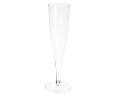 Multi Šampano taurės 10 cl H20 cm tvirtu pagrindu PS dėžutėje, 10 pakelių x 10 vnt./kartoninė dėžė