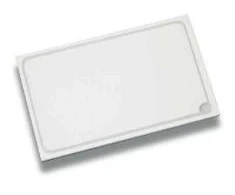 Multi Pjovimo lenta 50x30x2 cm su sulčių grioveliu, plastikinė, balta, vnt.
