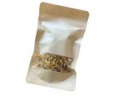 Multi „Doypack“ maišelis su langeliu 250 ml 110x70x185 mm rudos spalvos kraft su PET, 1000 vnt./kartoninėje dėžėje