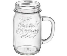 Multi Quattro Stagioni geriamoji stiklinė 41,5 cl Ø7,77x13,6 cm su rankena, 12 vnt./dėžėje