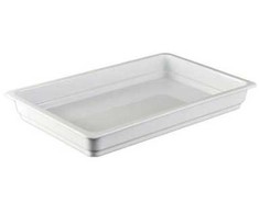 Multi Padėklas 1/1 GN 53x32x6.5 cm, atsparus orkaitei, porcelianinis, baltas, 4 vnt./dėžėje