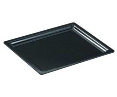 Multi Padėklas 1/2 GN stačiakampis melaminas juodas 32,3x26,3x2 cm, vnt.