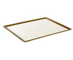 Multi Padavimo padėklas Stoneart 1/2 GN 32,5x26,5x1,5 cm melaminas baltos/rudos spalvos akmens vaizdas, vnt.