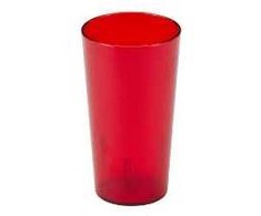 Multi Stiklinė 485 ml Ø8xH14,6 cm SAN su išoriniu raštu rubino raudonumo, 1 vnt.