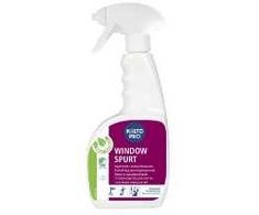 Multi Stiklo valiklis „Kiilto Natura Window Spurt“, paruoštas naudoti, su purkštuvu, 750 ml, 6 skysčio buteliukai po 750 ml/dėžutėje