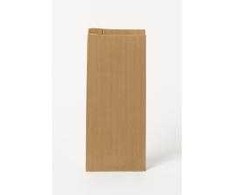 Multi Šiurkščios duonos maišelis briaunuotas mažas stačiakampis L160/(2x40)x380+20mm popierius 50g ruda, 1000 vnt.