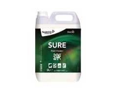 Multi Grindų valymo priemonė SURE FloorCleaner, augalinės kilmės, mažai putojanti, be kvapiklių, 5 l, 2 vnt. x 5 l/dėž.