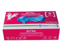 Handske Engangs Prime Source STANDARD str S uden Pudder Nitril AQL 1.5 Blå,150 stk/pk