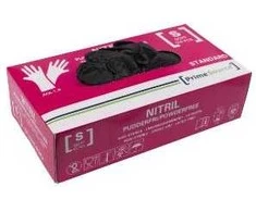 BaByliss Handske Engangs Prime Source STANDARD str S uden Pudder Nitril AQL 1.5 Sort,100 stk/pk