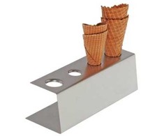 Multi Laikiklis 9,5x27,5x9 cm, 4 angos, nerūdijantis plienas ledo vaflių gamintojui, vnt.