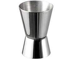 Multi Dvigubas matavimo stiklinėlis 2/4 cl, nerūdijantis plienas (vnt.)
