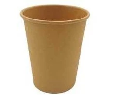 Multi Vienkartiniai puodeliai KRAFT, popieriniai, rudi, 234 ml, D 80mm, 56x90mm, 50 vnt