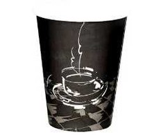 Multi Popierinis kavos puodelis Ø90xH110mm 30cl 12oz vienos sienelės kavos puodelis, 20 vnt. x 50 vnt./kartonas