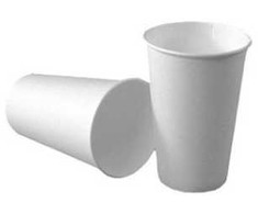 Multi Vienkartinis popierinis kavos puodelis Pap Ø90xH135mm 40cl 16oz baltas, 20 vnt. x 50 vnt./kartone