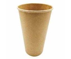 Multi Puodelis kawowy Pap 40 cl 16 oz Ø90x137 mm ruda,50 stk/ps - (50 stk.)