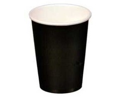 Multi Popierinė kavos puodelis Ø90xH135mm 40cl 16oz juodas, vienos sienelės, 20 vnt. x 50 vnt./kartonas