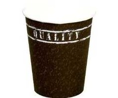 Multi Popierinis kavos puodelis Ø80x95mm 25cl 8oz vienasienis Coffee-line kokybė, 25 vnt. x 60 vnt./kartonas