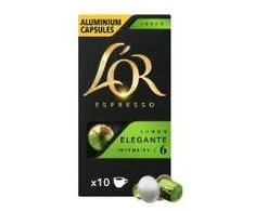 Kavos aparatas Multi Coffee kapsulinis L'OR Lungo Elegante 10 capsules - strength 6.10