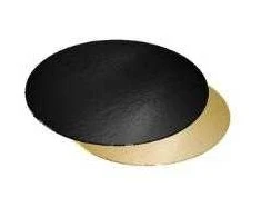 Multi Cake liner Ø220 mm 1100 g juodas/auksinis, 100 pcs/carton