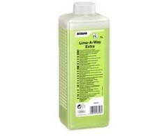 Multi „Lime-A-Way“ ypač rūgštinis kalkių valiklis su dažikliu/kvapiu, 1 l žalios spalvos, 4 skysčio buteliukai x 1 l/dėžutė