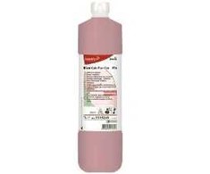 Multi Kalkių valiklis Sani Calc Pur-Eco W3b rūgštis su dažikliu/kvapiu, 1 l, raudona, 6 skysčio buteliukai x 1 l/dėžėje