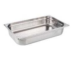Multi Virtuvės indas 1/1 GN 13,4 l 53x32,5x10 cm perforuotas nerūdijantis plienas, 6 vnt./pak.