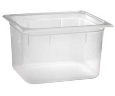 aps Valgyklos padėklas 1/2 GN 8,9 l skaidrus polipropilenas 32,5x26,5x15 cm (1 vnt.)