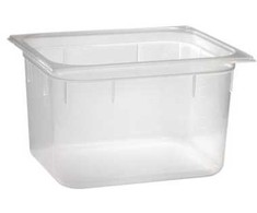 Multi 1/6 GN indas 2,5 l skaidrus polipropilenas 17,6x16,2x20 cm