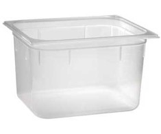 Multi Gastronorm 1/9 GN 0,6 l skaidrus polipropilenas 17,6x10,8x6,5 cm