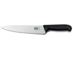 Multi „Victorinox Fibrox virėjo peilis Classic banguotas 19 cm, 6 vnt./dėž.“