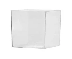 Multi Kubas 55x55x55 mm vidutinis PS permatomas, 100 vnt./kartoninėje dėžėje