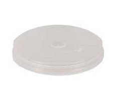 Multi Apvalus kombinuotas dangtelis su rašymo vieta LDPE 32x25 mm 185/225 ml, 10 vnt., 100 vnt./kartoninėje dėžutėje