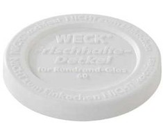 Multi Weck dangtelis Ø8,6 cm patentuotiems stiklainiams, baltas plastikas, 15 vnt. x 5 vnt./kartonas
