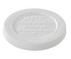 Multi „Weck“ dangtelis Ø8,6 cm patentiniams stiklainiams. Baltas plastikas, 5 vnt./pak.