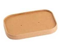 Multi Vienkartiniai Catersource indai, skirti 125461/125462/125463/124816, 178x129x40 mm popieriniai su PE, rudi, 12 pakuočių x 25 vnt./kartonas