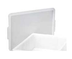 Multi Plastikinio konteinerio dangtis CB 23 l 420x320x10 mm HDPE natūralus vnt