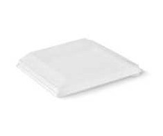 Multi Plastikinis dangtis Zen Tapas kvadratinis L25xW25xH3,2 cm RPET permatomas, 2 pak. x 60 vnt./dėžėje