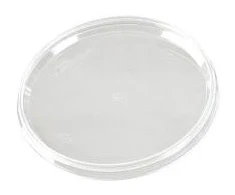 Multi Permatomi dangteliai Ø122 mm plastikiniams puodeliams, 200 vnt.