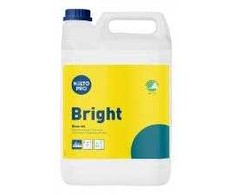 Multi Skalbimo mašinos indų plovimo skalavimo priemonė Kiilto Pro Bright 5L, pažymėta Gulbės ženklu, žalia, minkštam/vidutiniam vandeniui, 3 pakeliai x 5 L dėžėje