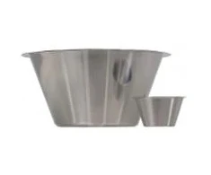 Multi Maišymo dubuo 4 l Ø27x13,5 cm kūginis aukštas modelis plieno, 10 vnt./pak