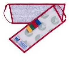 Multi Velcro mopas Mikro Vision Health Care Mop 40 cm mikropluoštas pilkas wet, 5 vnt./pak.