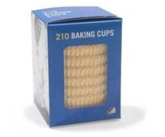 Multi Muffinų kepimo formelės 50x25 mm raštuotas popierius, 18 pakelių x 210 vnt./kartonas