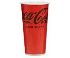 Multi Popieriniai puodeliai 50 cl Coca Cola Ø90x170 mm šaltiems gėrimams, 50 vnt. x 1 vnt./pak. (1000 vnt.)