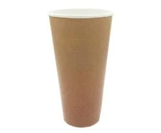 Multi Popieriniai puodeliai šaltiems gėrimams 50 cl Ø90xH168mm Popierius/PE Rudi, 20 vnt. x 40 vnt./kartoninėje dėžėje