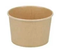 Multi Popieriniai puodeliai sriubai Verive 240 ml / 8 oz Ø96 x 58 mm popierius/PLA ruda kraft spalvos, 50 vnt.
