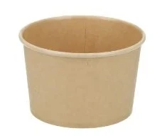 Multi Popierinis puodelis Verive soup-to-go 240 ml / 8 oz Ø96 x 58 mm kraft rudos spalvos popierius/PLA 20 vnt. x 50 vnt./dėžėje