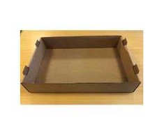 Multi Kartoninė dėžė 600x400x110 mm B80L su atlenkimu sukrovimui, ruda, vnt.