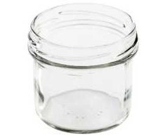 Multi Patentinis stiklas TO-Glas Sturz 125 ml Ø66xH58mm be dangtelio, stiklas, 48 vnt./dėž.